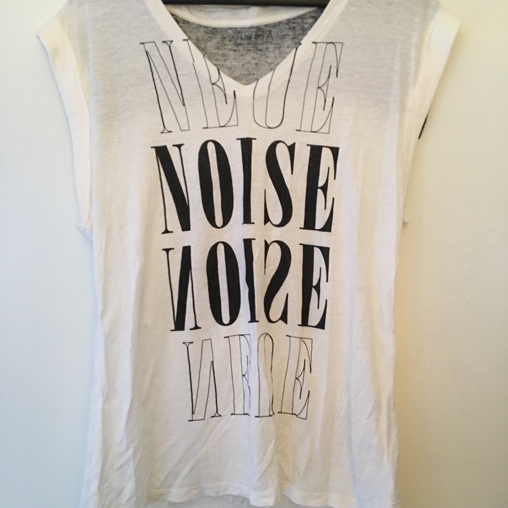 AllSaints Noise Graphic Tee Size Small